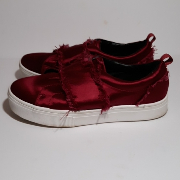 Sam Edelman 7.5 wine red sneakers - Picture 3 of 6